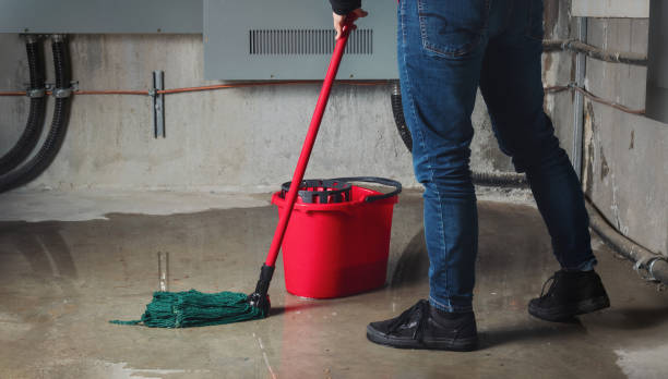 Water damage restoration process in Bayport, MN